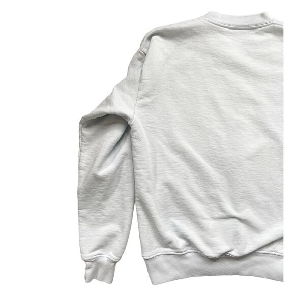 Ecocycle Standard‎ Apparel Oversized Sweatshirt Light blue Womens XS Made in USA - Picture 3 of 8